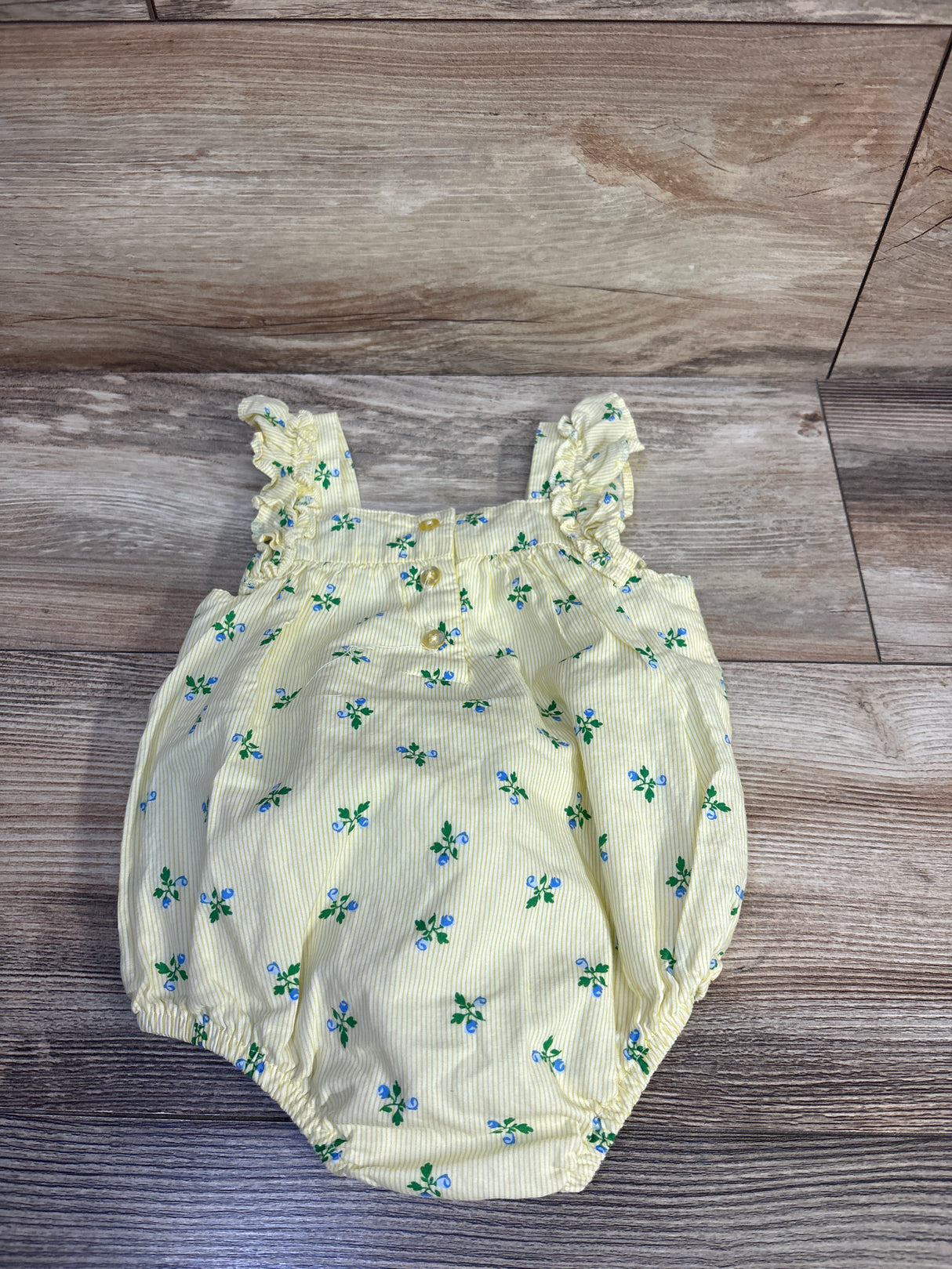 Little Me Bubble Romper Yellow sz 6m