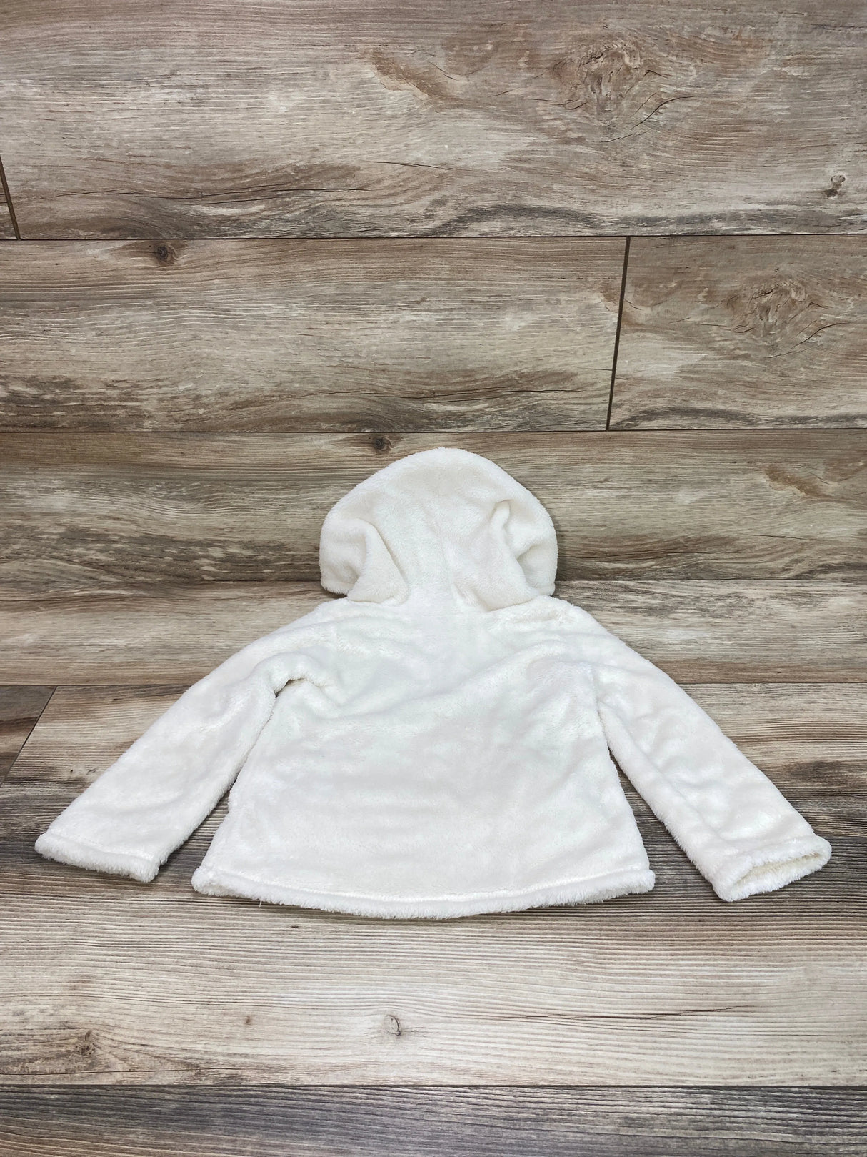 Carter's Fleece Hoodie Cream sz 4T