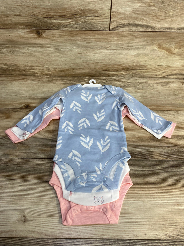 NWOT Just One You 3pk Long Sleeve Bodysuits sz 6m - Me n Mommy To Be