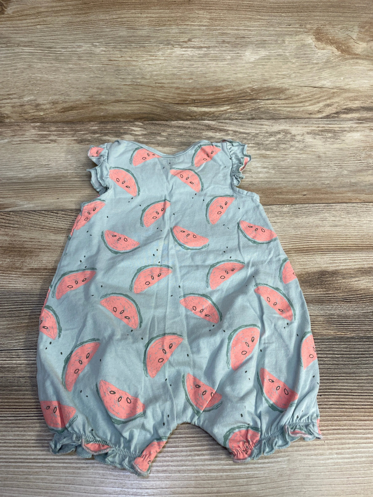 Child Of Mine Watermelon Romper Green sz 6-9m - Me n Mommy To Be