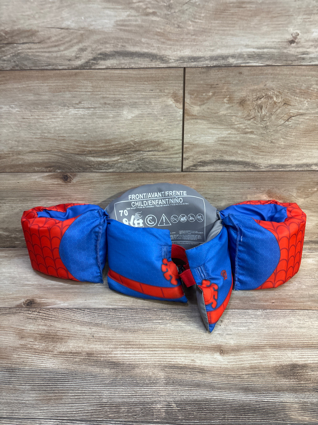 SwimWays Marvel Spider-Man Swim Trainer Life Jacket Vest 33-55lbs