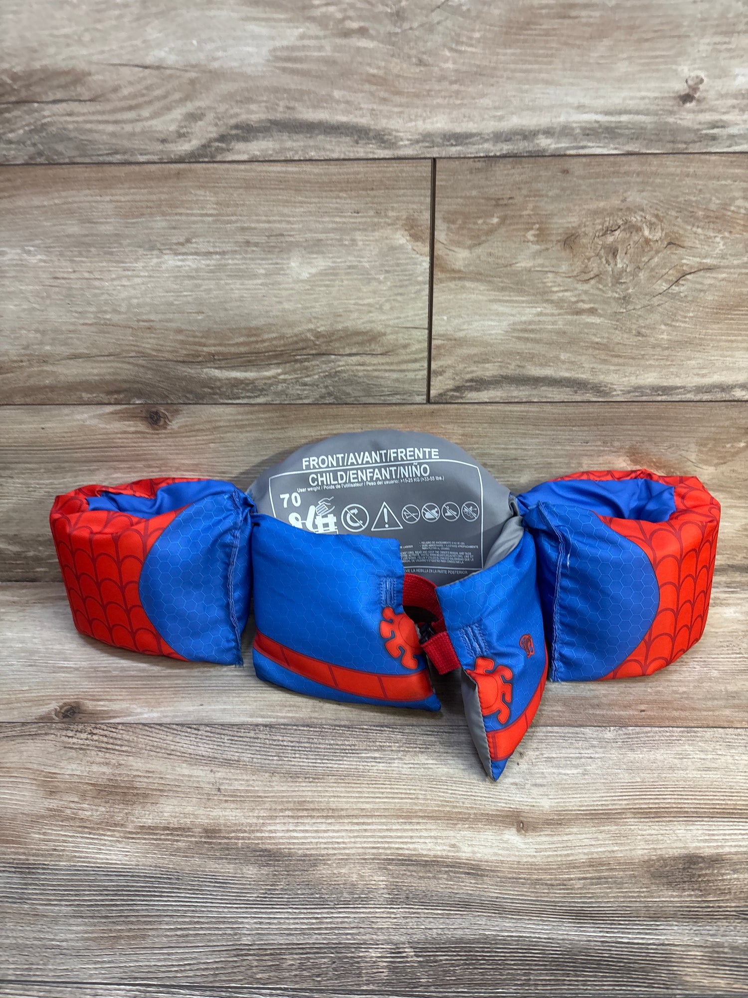 SwimWays Marvel Spider-Man Swim Trainer Life Jacket Vest 33-55lbs