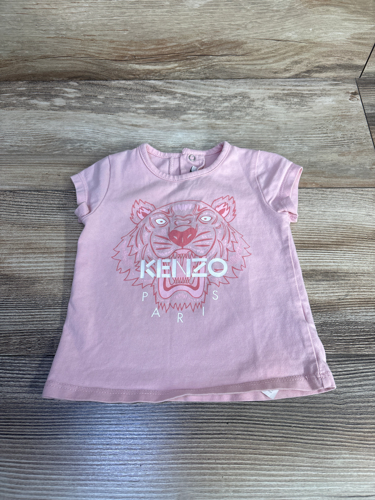 Kenzo Kids Tiger Shirt Pink sz 12m