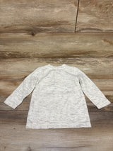 Cat & Jack Knit Henley Shirt Ivory sz 18m