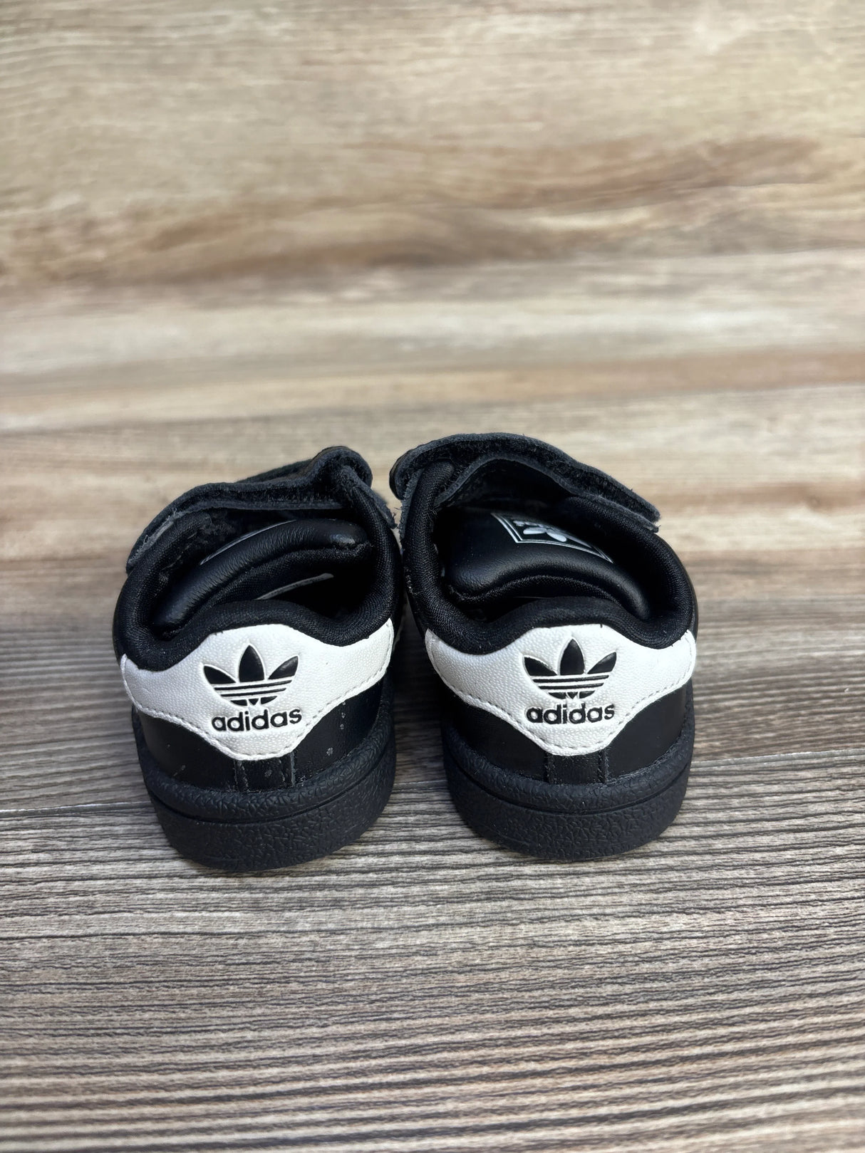 Adidas Superstar II Shoes Black/Cloud White sz 2c - Me n Mommy To Be