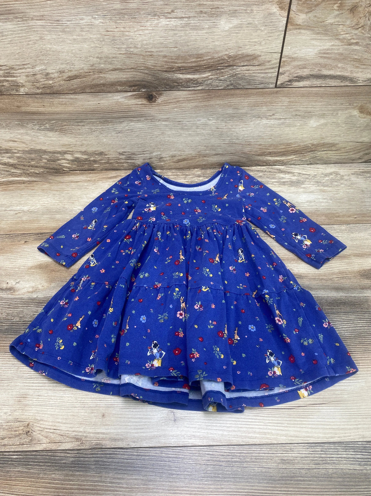 Janie and Jack x Disney Snow White Jersey Dress Blue sz 3T