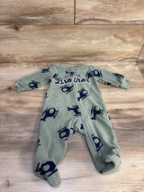 Carter's Little Brother Blanket Sleeper Green sz 3m