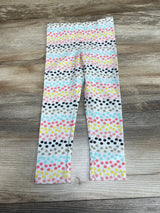 Polka Dot Leggings White sz 2T