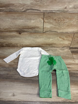 Carter's 2pc My First St Patrick's Day Bodysuit Set Cream sz 12m