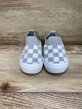 BMCITYBM Mesh First Walkers Shoes Grey Checkered Sz 4c/5c