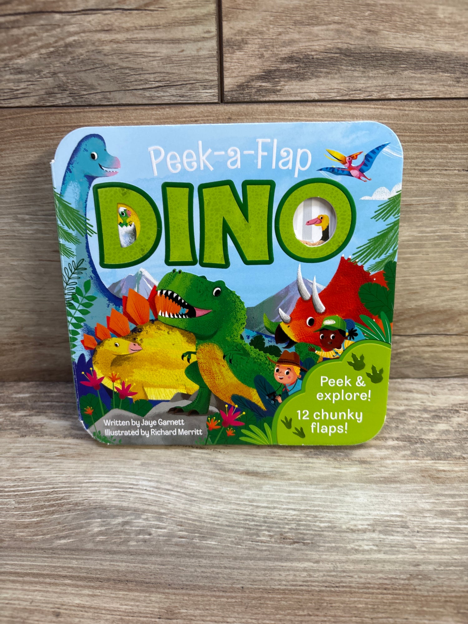 Dino: Peek-a-Flap Board Book