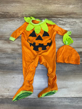 2pc Jack O Lantern Costume Orange sz 0-6m