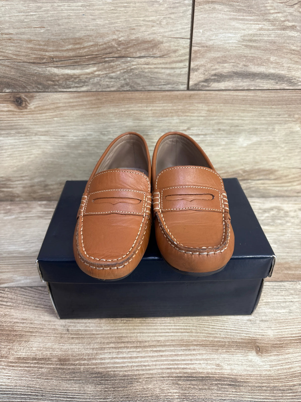 Polo Ralph Lauren Telly Leather Penny Loafers Brown sz 12c