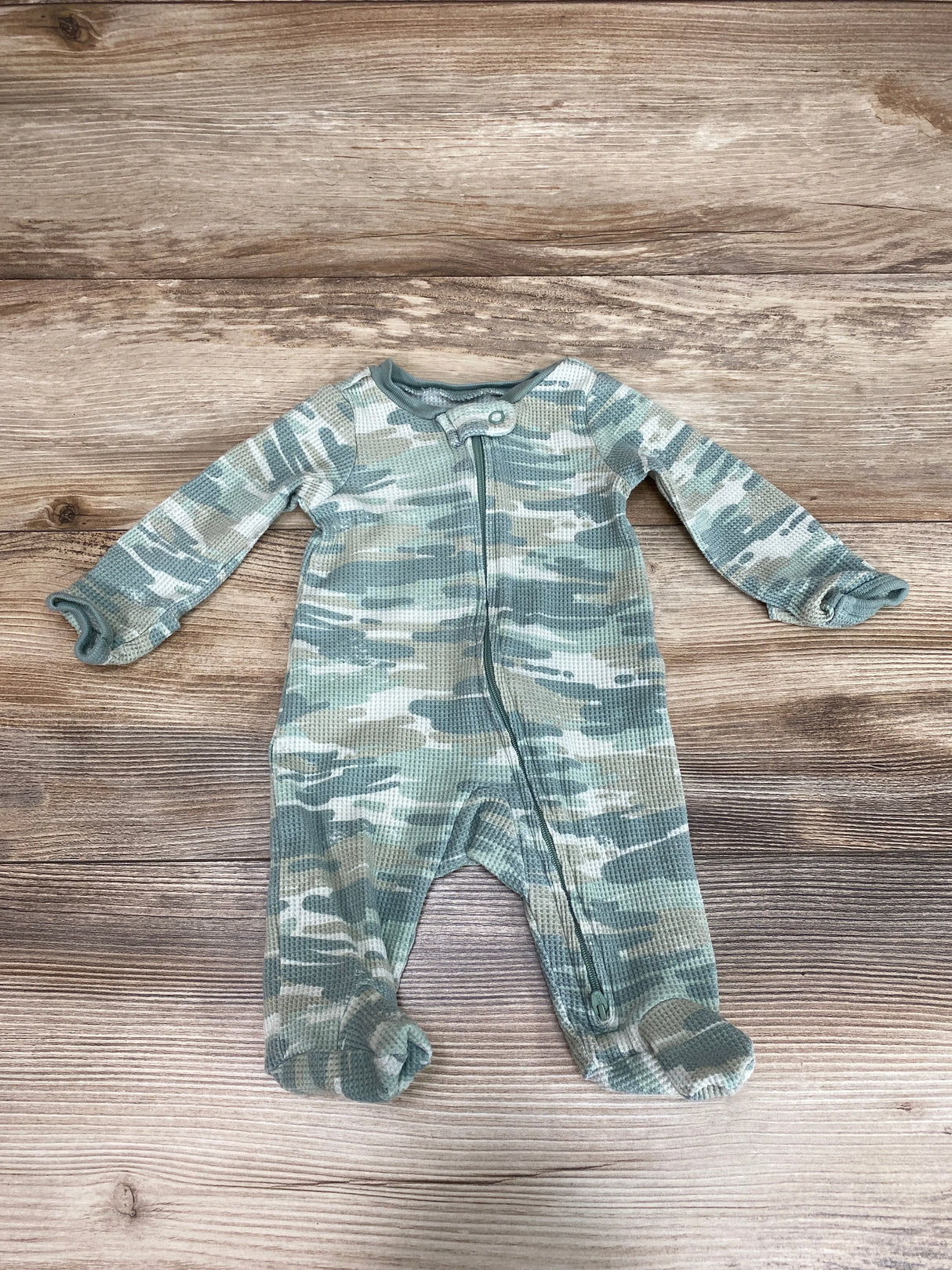 Carter's Camo Sleeper Green sz Newborn