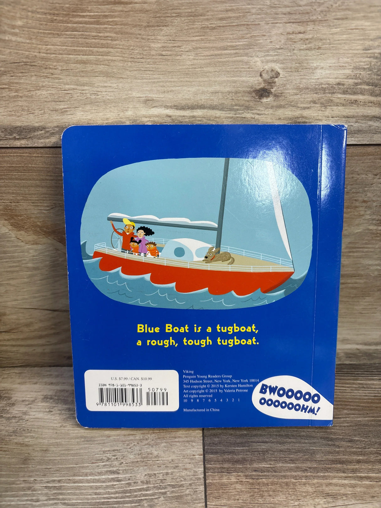 Blue Boat Board Book
