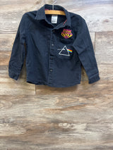Pink Floyd Dark Side Of The Moon Denim Jacket Black sz 5T