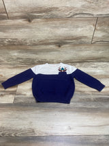 Cat & Jack Reindeer Sweater Navy sz 3T