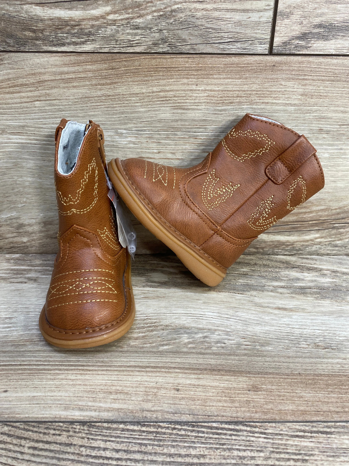 Wee Squeak Western Boot Brown sz 4c