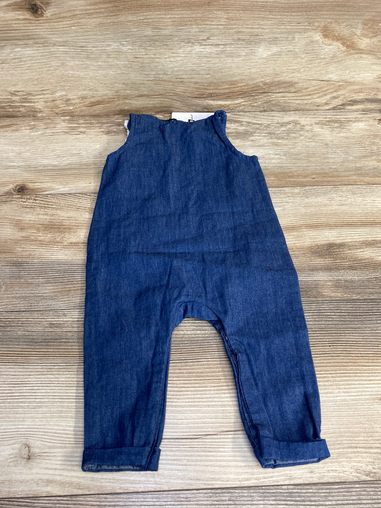 NEW 7 For All Mankind Chambray Jumpsuit Blue sz 3-6m