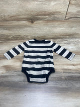 Baby Gap Striped Bodysuit Black sz 6-12m