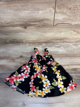 E&K Hawaiian Sleeveless Dress Black sz 6-9m