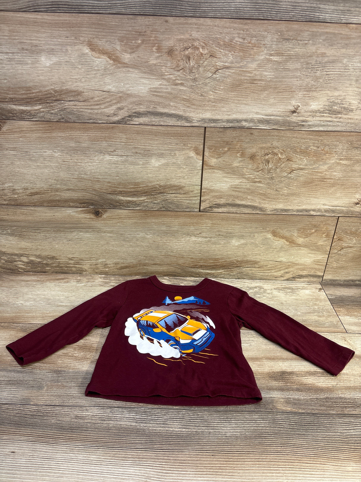 Children's Place Shirt Maroon sz 18-24m