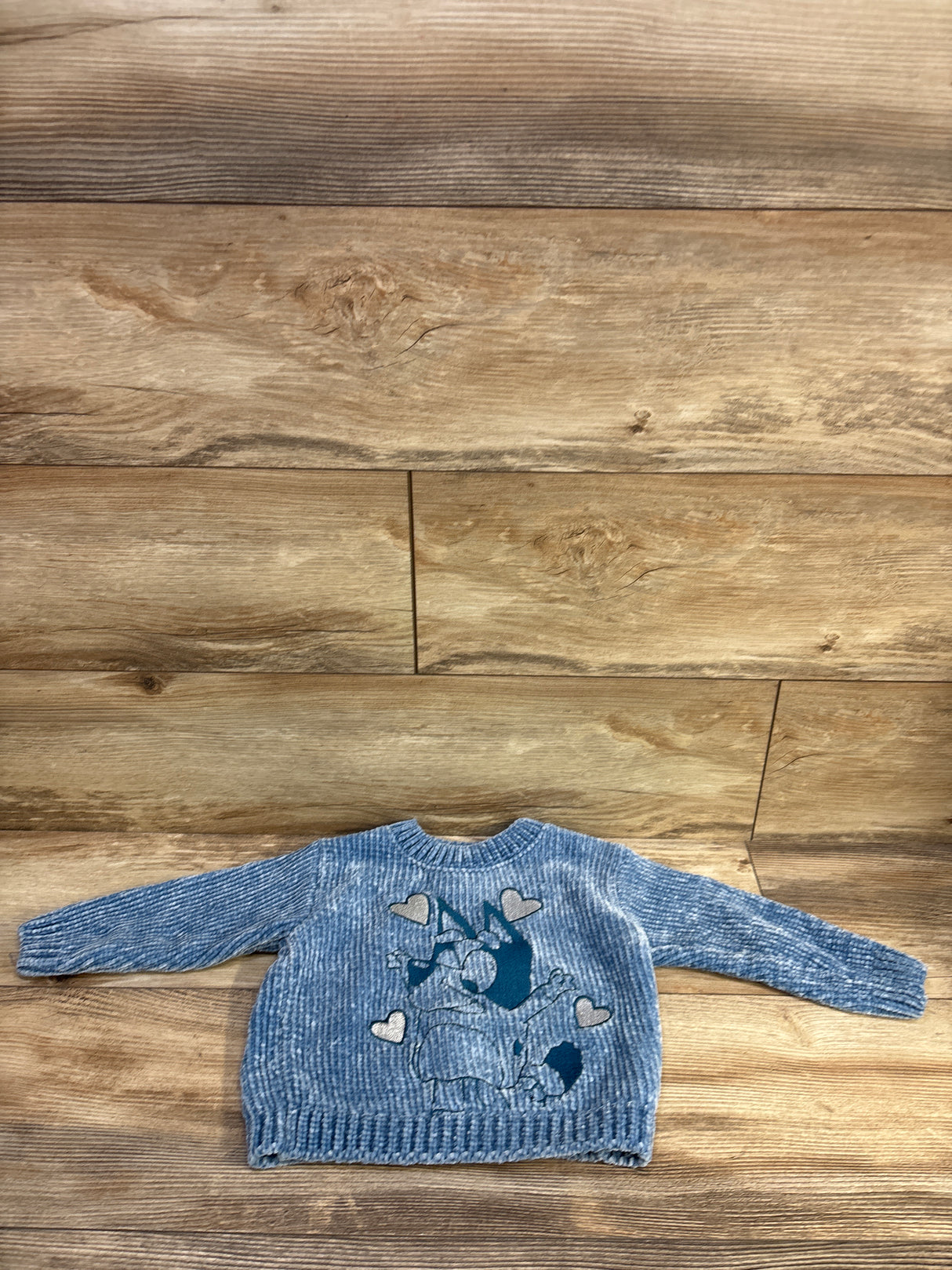 Bluey Velour Pullover Sweatshirt Blue sz 2T