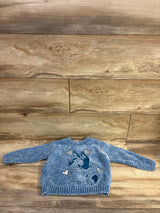 Bluey Velour Pullover Sweatshirt Blue sz 2T