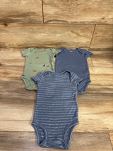 Carter's 3pk Bodysuits Blue sz 6m