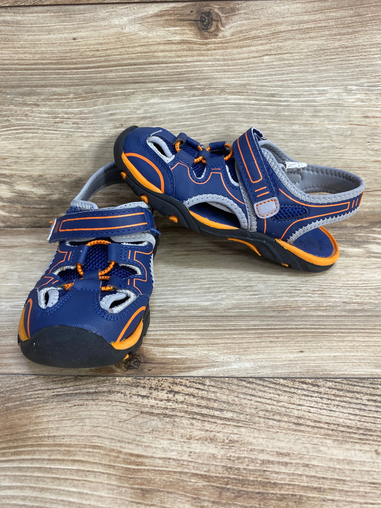 Wonder Nation Boys' Closed Toe Sandals Navy sz 11c
