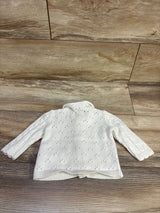 OshKosh Collared Knit Cardigan White sz 3m