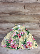 RJC Rayon Waist-Tie Dress Yellow sz 2T