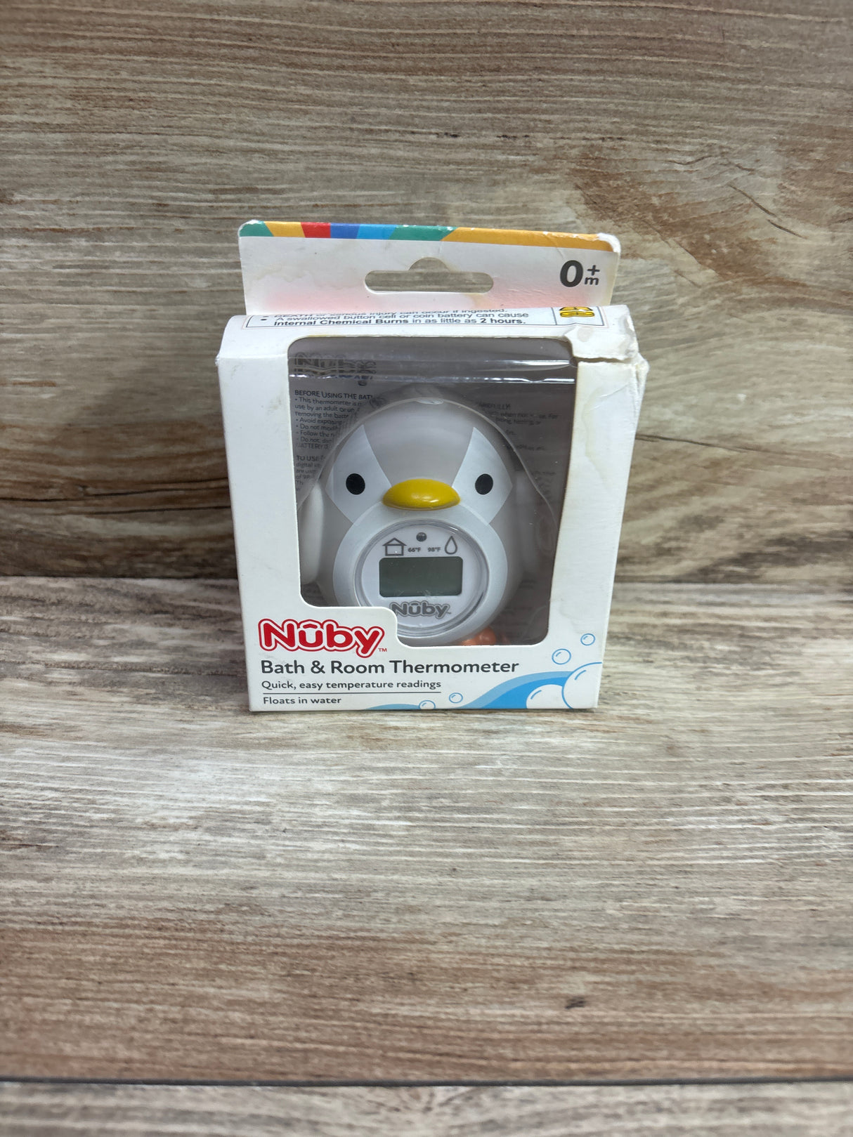 NEW Nuby Bath & Room Penguin Thermometer