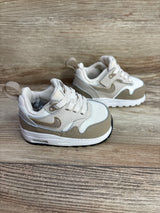 NEW Nike Air Max 1 EasyOn TD 'Phantom Light Orewood Brown' Sneakers sz 3c