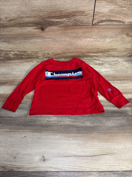 Champion Logo Shirt Red sz 3T - Me n Mommy To Be