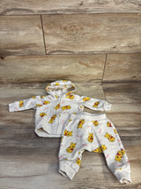 H&M x Disney 2pc Winnie The Pooh Zip-Up Sweatshirt Set Beige sz 3m
