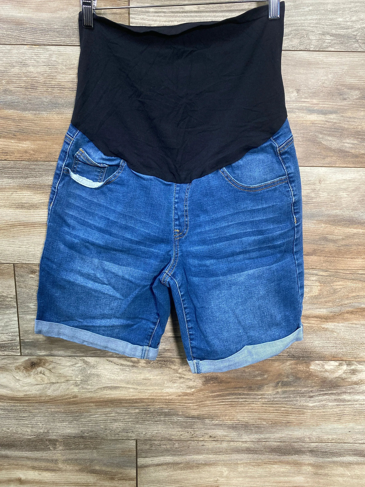 Full Panel Denim Shorts Blue sz Large