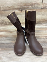 NEW Janie & Jack The Leather Riding Boots Brown sz 9c