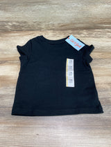 NEW Cat & Jack Short Sleeve Shirt Black sz 12m