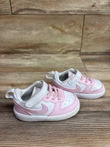 Nike Court Borough Low Recraft TD 'Pink Foam White' Sneakers sz 6c