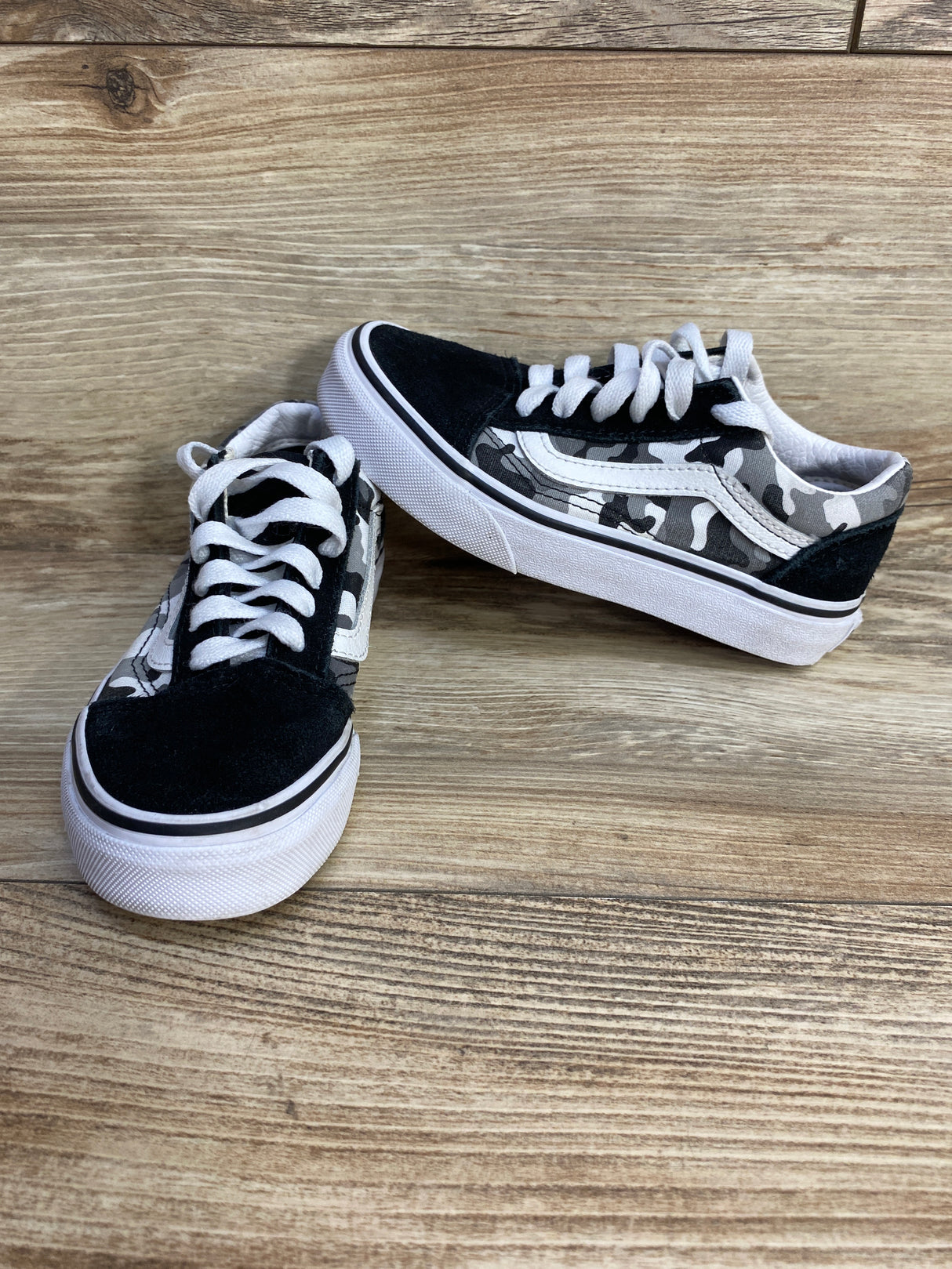 Vans Old Skool 'Grey Camo' Shoes sz 12.5c