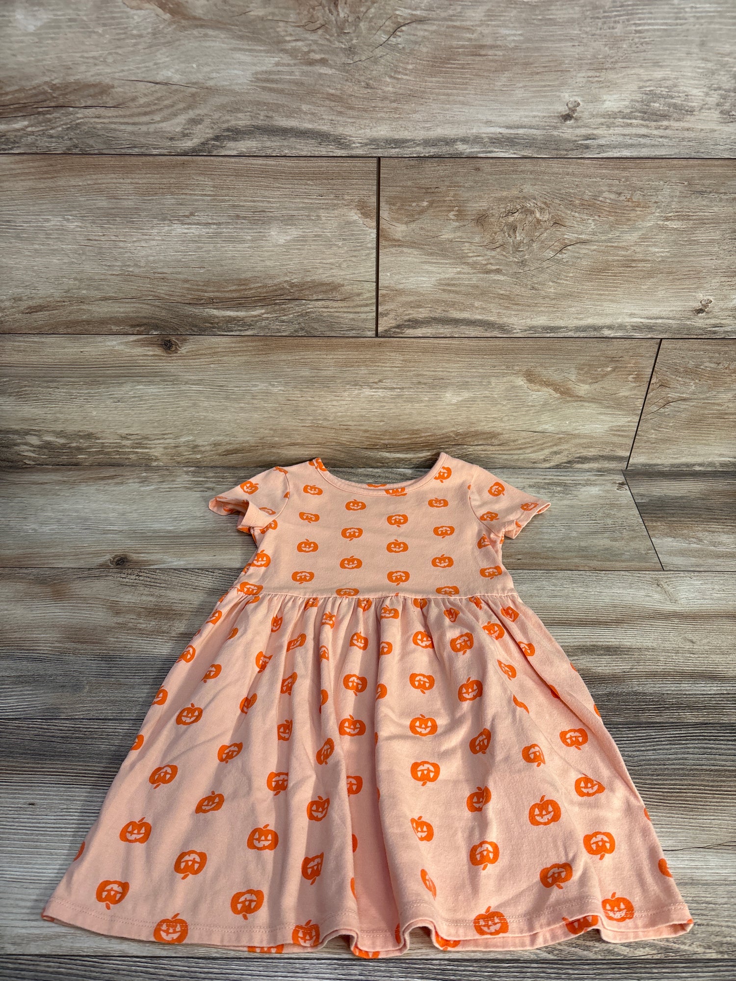 Cat & Jack Pumpkin Dress Orange sz 5T