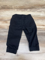 Cat & Jack Drawstring Jogger Pants Black sz 12m