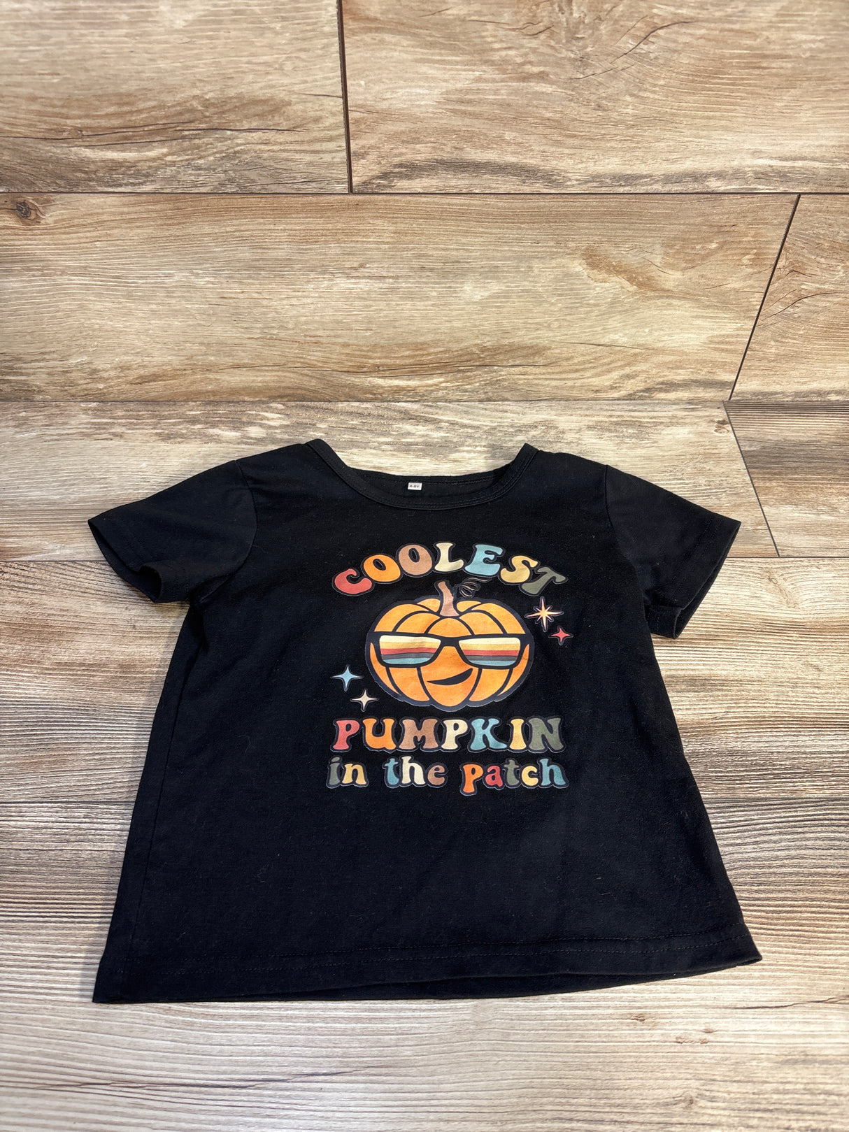 Coolest Pumpkin In The Patch Shirt Black sz 4-5T