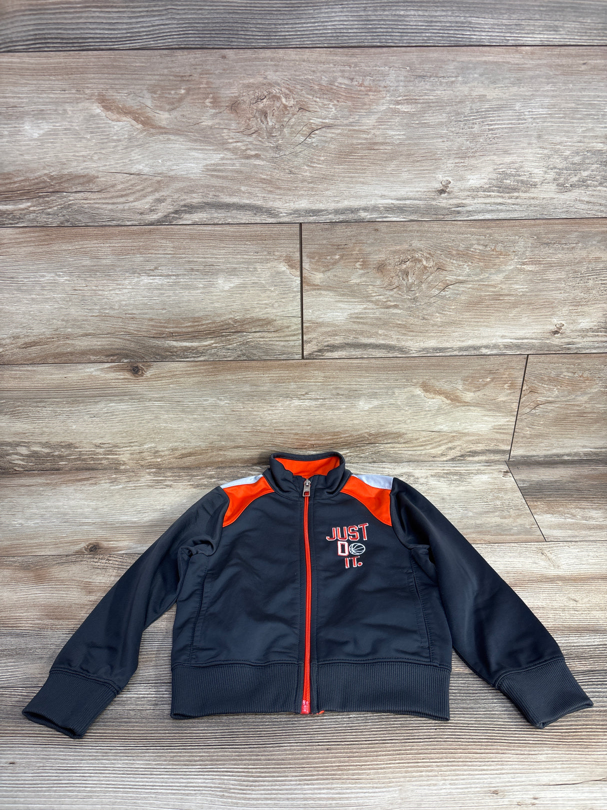 Nike Just Do It Active Full Zip Jacket Grey sz 3T