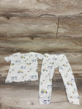 Child Of Mine 2pc Farm Pajama Set Ivory sz 3T