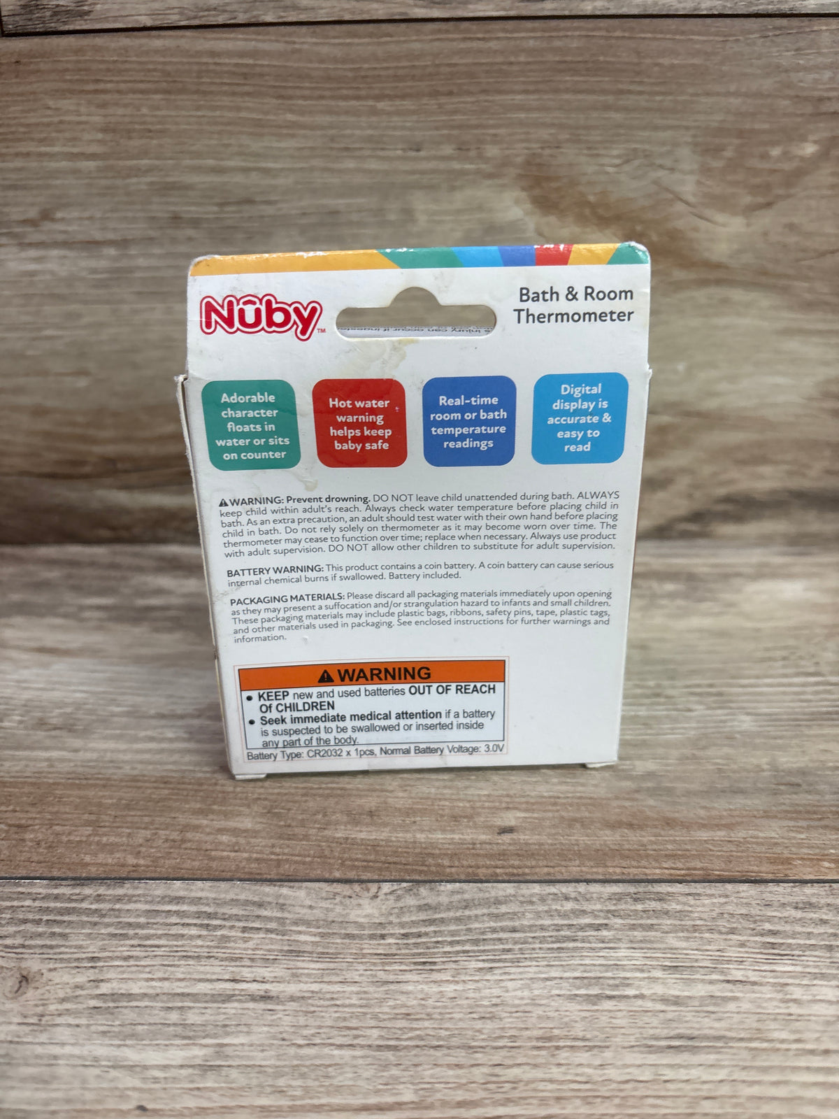 NEW Nuby Bath & Room Penguin Thermometer