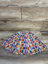Faux Tina Mur Pleated Skirt White sz 5/6T