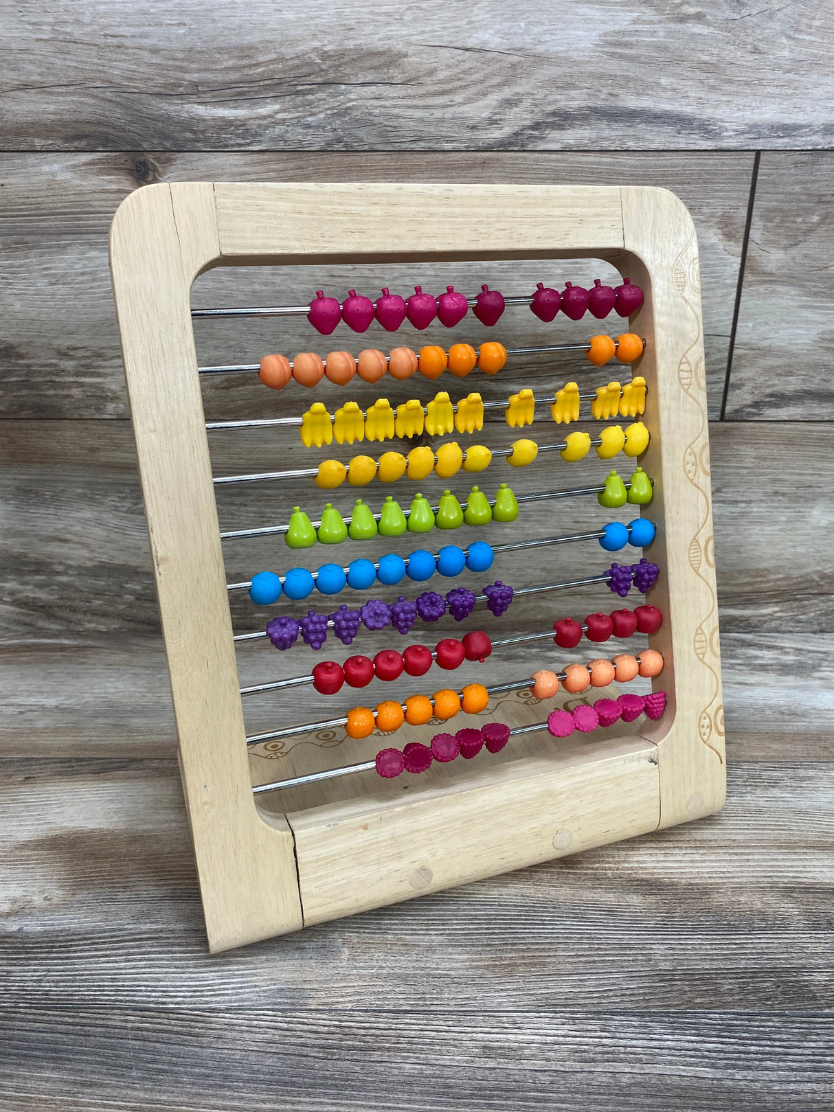 B. Toys Classic Two-ty Fruity! Wooden Abacus