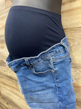 Time & Tru Denim Full Panel Shorts Blue sz Medium